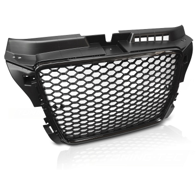 PARRILLA DEPORTIVA NEGRO BRILLANTE PDC PARA AUDI A3 08-12