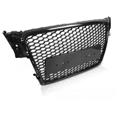 PARRILLA DEPORTIVA NEGRO BRILLANTE PDC PARA AUDI A4 B8 08-11