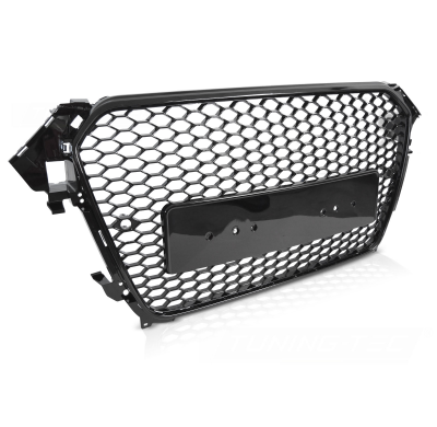 PARRILLA DEPORTIVA NEGRO BRILLANTE PDC PARA AUDI A4 B8 12-15