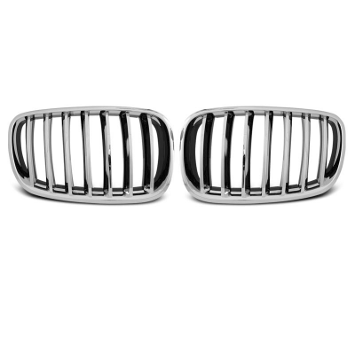 Parrilla Deportiva Bmw X5 E70 X6 E71 08- Cromado