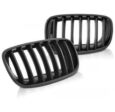 Parrilla Delantera Bmw X5 E70 X6 E71  08- Negro Brillante.