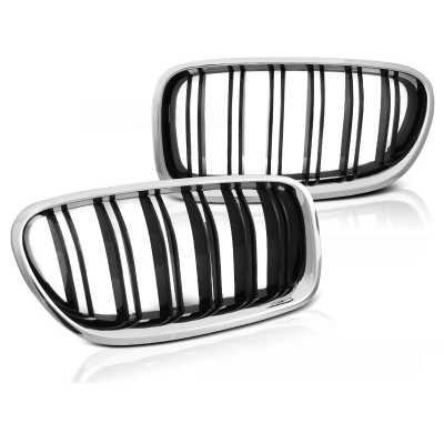 Parrilla Delantera Bmw F10 / F11 10-16 M5 Look Chrome Glosy Black