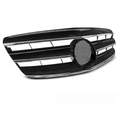 Parrilla Deportiva Mercedes W221 05-09 Cl Style Negro Cromado