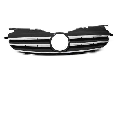 Parrilla Deportiva Mercedes Slk R170 96-04 Cl Style Negro Cromado