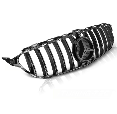 Parrilla Delantera Mercedes W205 14-18 Gt-R Style Glossy Black