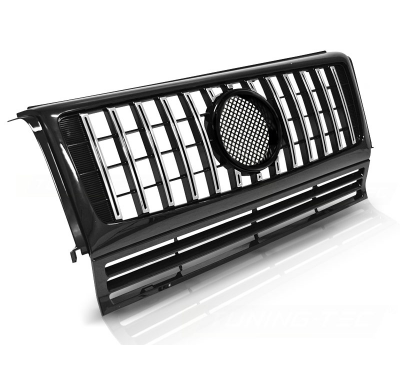 Parrilla Delantera W463 90-12 Chrome Black W464 G63 Look
