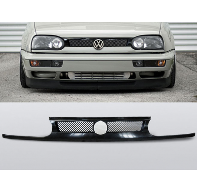 Parrilla Deportiva Vw Golf 3 09.91-08.97 Negro