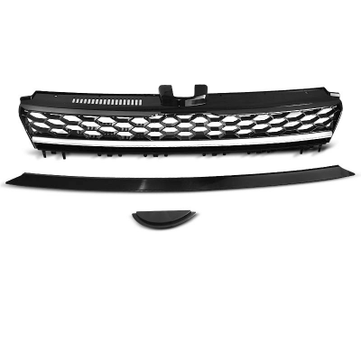 Parrilla Deportiva Vw Golf 7 R Style Cromado