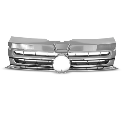 Parrilla Deportiva Cromado Negro Para Vw T5 10-15 Caravelle Multivan