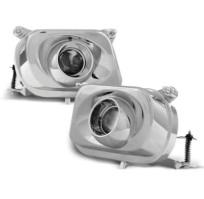 Antinieblas Mercedes W210 95-05.99 Fondo Cromado