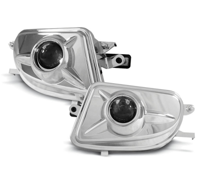 Antinieblas Mercedes W210 06.99-03.02 / Clk / Slk Fondo Cromado