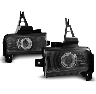 Antinieblas Toyota Land Cruiser Fj200 07- Negro Ahumado Led