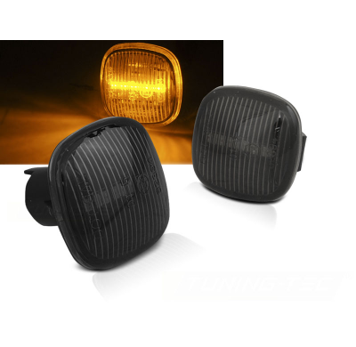 INTERMITENTES LED DE HUMO DE DIRECCIÓN LATERAL compatible con AUDI A3, A4 / SKODA FABIA, OCTAVIA con intermitente dinamico
