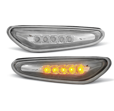 Intermitentes Bmw E46 09.01-03.05 Cromado Led