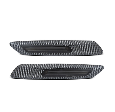 INTERMITENTES LED DE HUMO DE CARBONO DE DIRECCIÓN LATERAL compatible con BMW F10/F11 10-13 con intermitente dinamico