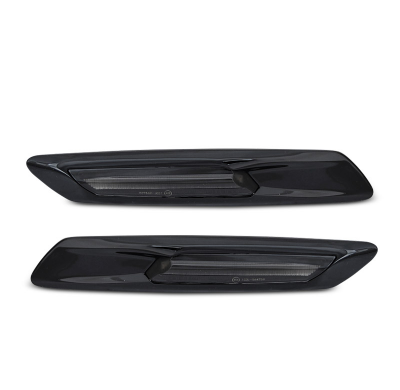 INTERMITENTES DIRECCIÓN LATERAL NEGRO SMOKE LED para BMW F10/F11 10-13 con intermitente dinamico