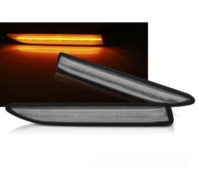 INTERMITENTES LED CLARO DE DIRECCIÓN LATERAL compatible con FORD MONDEO MK IV 07-14 con intermitente dinamico