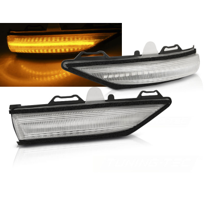 INTERMITENTES FORD FIESTA MK7 17- LED BLANCO con intermitente dinamico