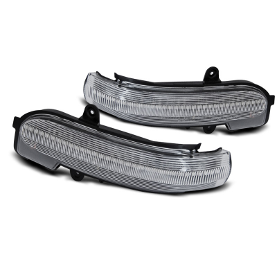 INTERMITENTES DIRECCIÓN LATERAL EN EL ESPEJO LED BLANCO para MERCEDES W203 T203 CL203 00-07 con intermitente dinamico