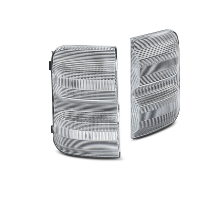 INTERMITENTES DIRECCIÓN LATERAL EN EL ESPEJO LED BLANCO para PEUGEOT BOXER / FIAT DUCATO / CITROEN JUMPER con intermitente dinam