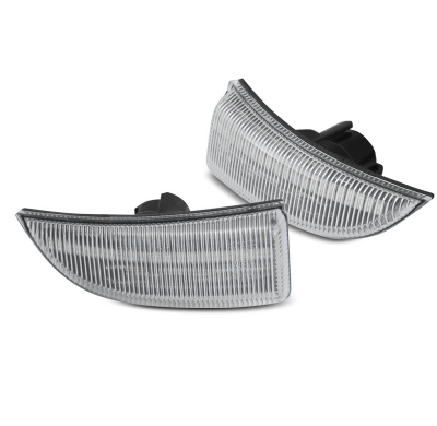 INTERMITENTES DIRECCIÓN LATERAL EN EL ESPEJO LED BLANCO para RENAULT SCENIC III / MEGANE III con intermitente dinamico