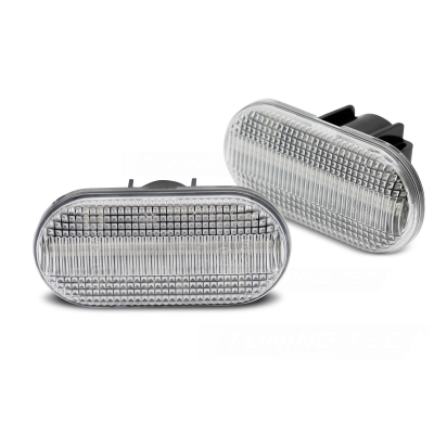 DIRECCION LATERAL LED BLANCA INTERMITENTE DINAMICO compatible con RENAULT CLIO II / TWINGO II / SCENIC / KANGOO