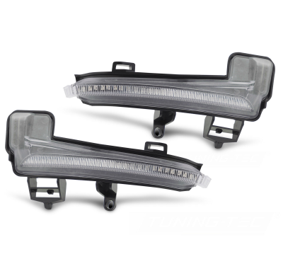 DIRECCION LATERAL EN EL ESPEJO LED BLANCO INTERMITENTE DINAMICO apto para SKODA SUPERB III 15-18