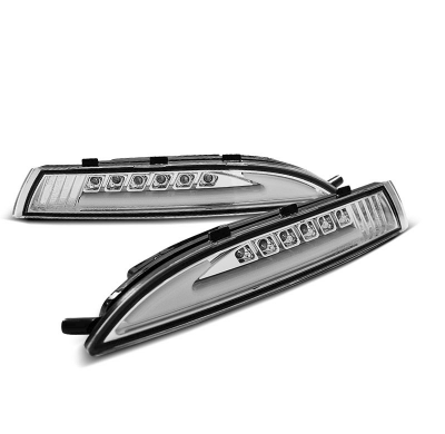 Faros Delanteros Luz Diurna Vw Scirocco 08-04.14 Luz Diurna Delantera Cromado Led