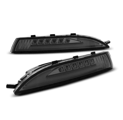 Faros Delanteros Luz Diurna Vw Scirocco 08-04.14 Luz Diurna Delantera Ahumado Led