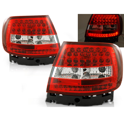 Pilotos Traseros Led Audi A4 11.94-09.00 Rojo/Blanco Led
