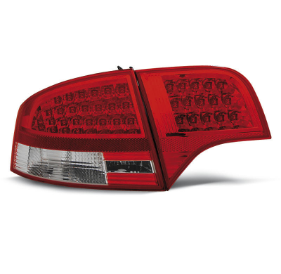 Pilotos Traseros Led Audi A4 B7 11.04-11.07 Sedan Rojo/Blanco Led