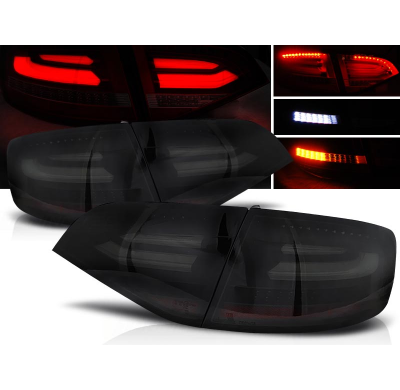 Pilotos Traseros Led Audi A4 B8 08-11 Avant Ahumado Negro Led
