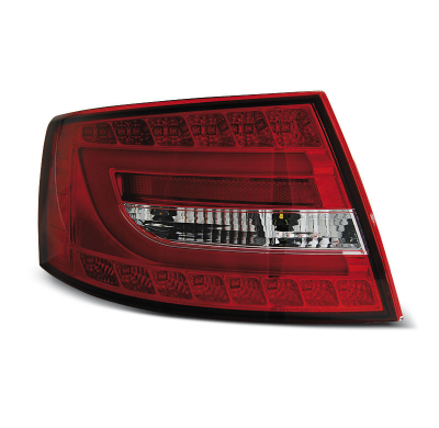 Pilotos Traseros Led Audi A6 C6 Sedan 04.04-08 Rojo/Blanco Led 6pin