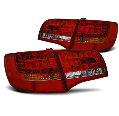 Pilotos Traseros Led Audi A6 C6 05-08 Avant Rojo/Blanco Led
