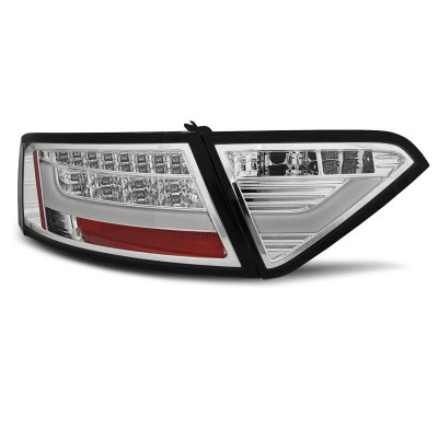 Pilotos Traseros Led Audi A5 07-06.11 Coupe Cromado Led Bar