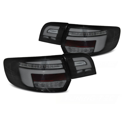 PILOTOS TRASEROS LED BLACK para AUDI A3 8P 5D 03-08 con intermitente dinamico