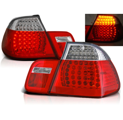 Pilotos Traseros Led Bmw E46 05.98-08.01 Rojo/Blanco Led