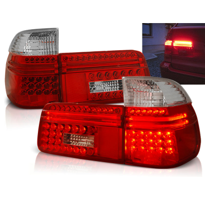 Pilotos Traseros Led Bmw E39 97-08.00 Touring Rojo/Blanco Led