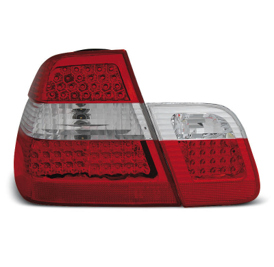 Pilotos Traseros Led Bmw E46 09.01-03.05 Sedan Rojo/Blanco Led