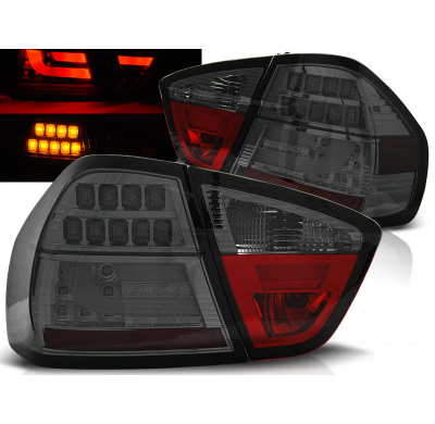 Pilotos Traseros Led Bmw E90 03.05-08.08 Ahumado Led Bar