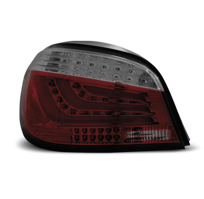 Pilotos Traseros Led Bmw E60 07.03-02.07 Rojo Ahumado Led Bar