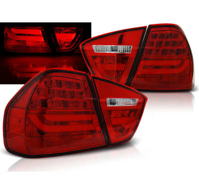 Pilotos Traseros Led Bmw E90 03.05-08.08 Red Led Bar