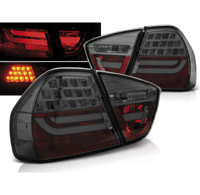 Pilotos Traseros Led Bmw E90 03.05-08.08 Ahumado Led Bar