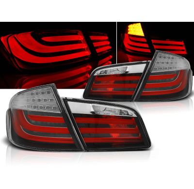 Pilotos Traseros Led Bmw F10 10-07.13 Rojo/Blanco Led Bar