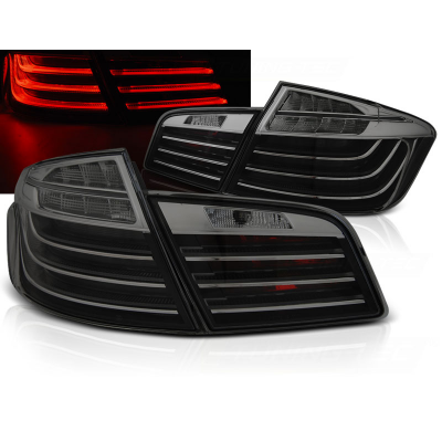 Pilotos Traseros Led Bmw F10 10-07.13 Black Smoke Led Bar Lci Look