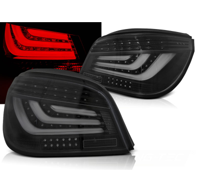 Pilotos Traseros Led Bmw E60 03.07-12.09 Negro Led Bar