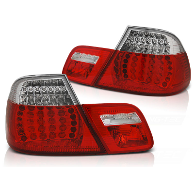 Pilotos Traseros Led Bmw E46 04.99-03.03 Coupe Red White Led-Intermitente Dinamico