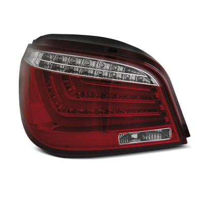 Pilotos Traseros Led Bar Rojo Whie Para Bmw E60 Lci 07-10