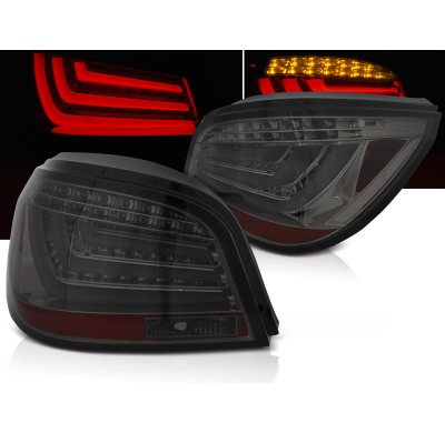 Pilotos Traseros Led Bar Ahumado Para Bmw E60 Lci 07-10
