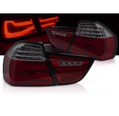 PILOTOS TRASEROS LED DE COLOR ROJO AHUMADO INTERMITENTE DINAMICO para BMW E90 09-11